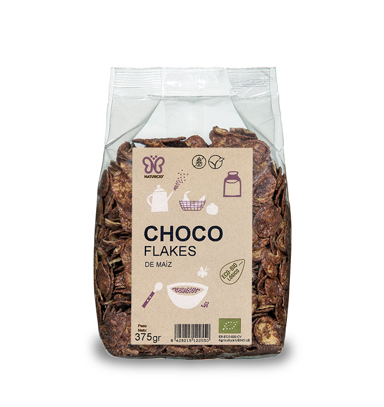 12255 Chocoflakes de maíz Naturcid - Mitierra Centro de Naturopatía