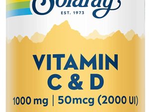 Vitamina C&D Solaray - Mitierra Centro de Naturopatía
