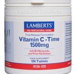 Vitamina C 1500 Lamberts 120tab - Mitierra Centro de Naturopatía