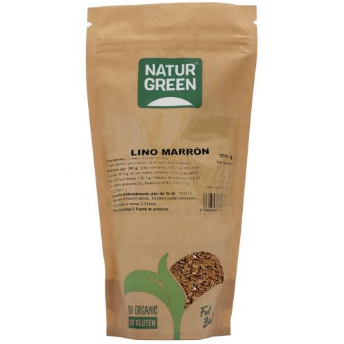 naturgreen-lino-marron-bio-500-g Lino marrón Naturgreen - Mitierra Centro de Naturopatía