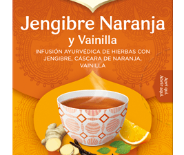Jengibre naranja vainilla Yogi Tea - Mitierra Centro de Naturopatía