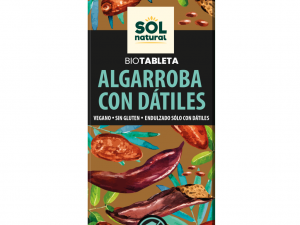 Tableta Algarroba Dátiles Sol Natural - Mitierra Centro de Naturopatía